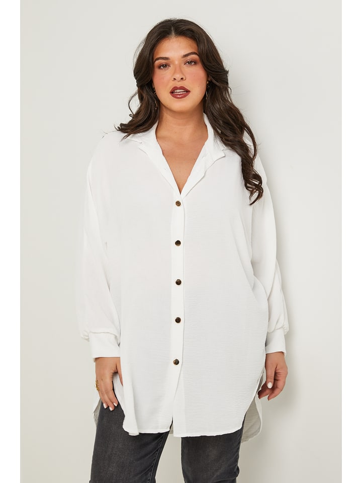 Curvy Lady Koszula w kolorze białym rozmiar: 40/42