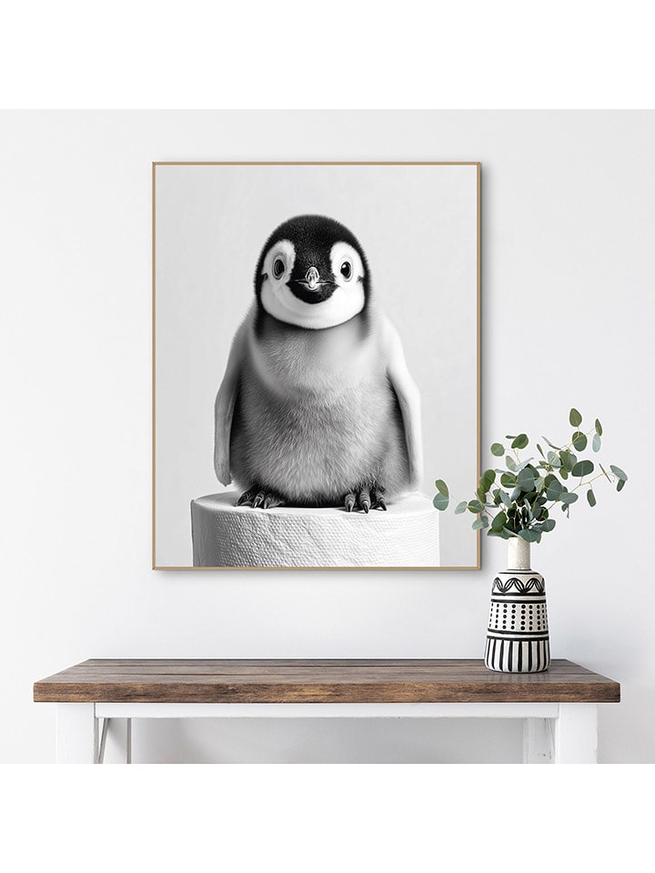 Orangewallz Druk artystyczny "Paper Keeper" w ramce rozmiar: 40x50 cm