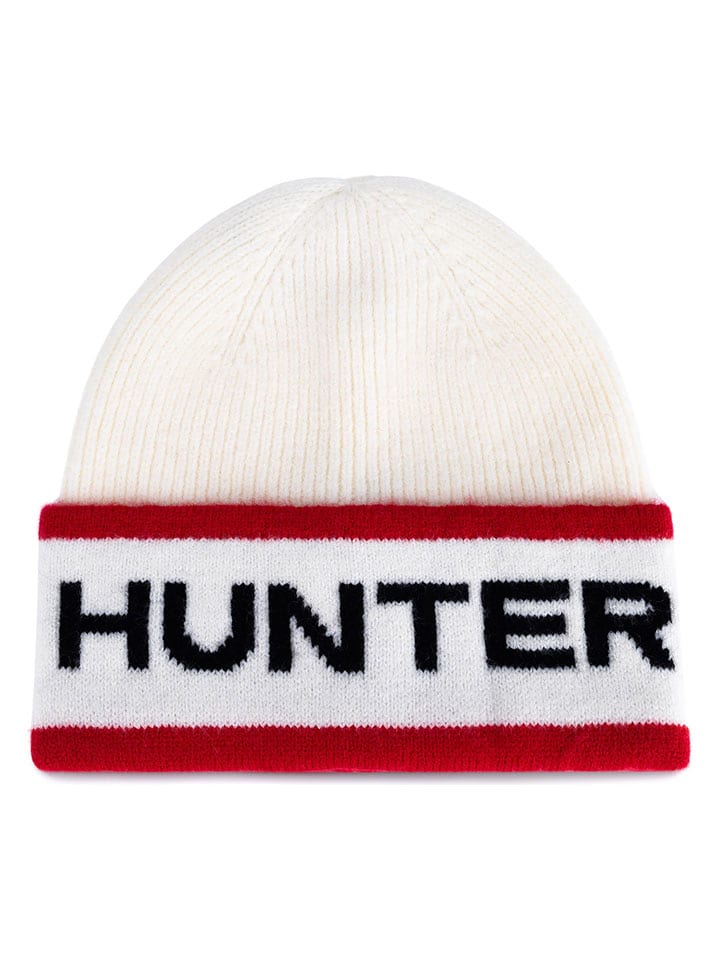 Hunter Czapka w kolorze czarno-kremowo-czerwonym rozmiar: onesize