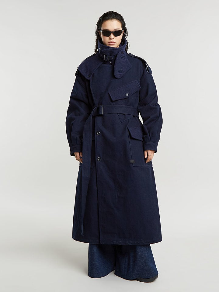 G-Star Płaszcz przejściowy w kolorze granatowym rozmiar: XS