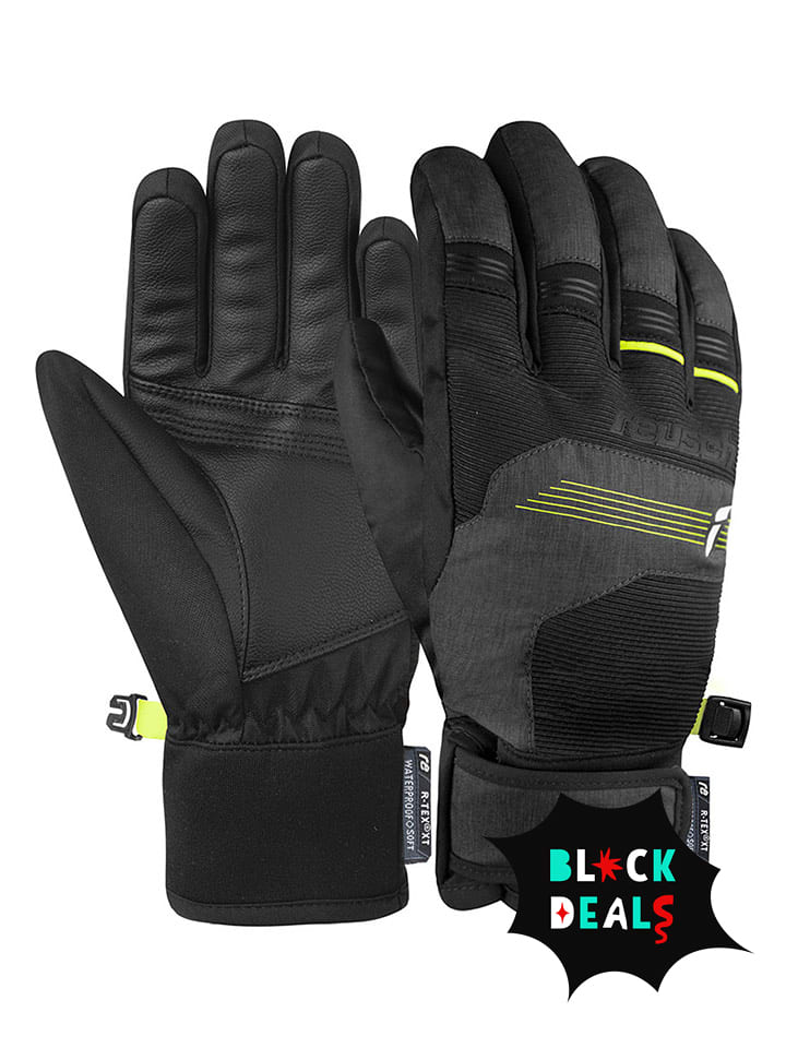 Reusch Rękawiczki narciarskie "Benji R-TEX® XT" w kolorze czarnym rozmiar: 5