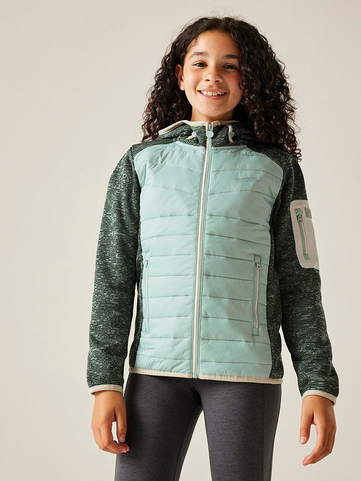 Regatta Kurtka hybrydowa "Newhill" w kolorze turkusowym rozmiar: 104