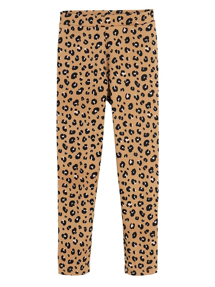 COOL CLUB Jegginsy w kolorze jasnobrązowym rozmiar: 98