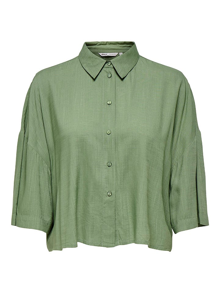 ONLY Bluzka w kolorze zielonym rozmiar: XS