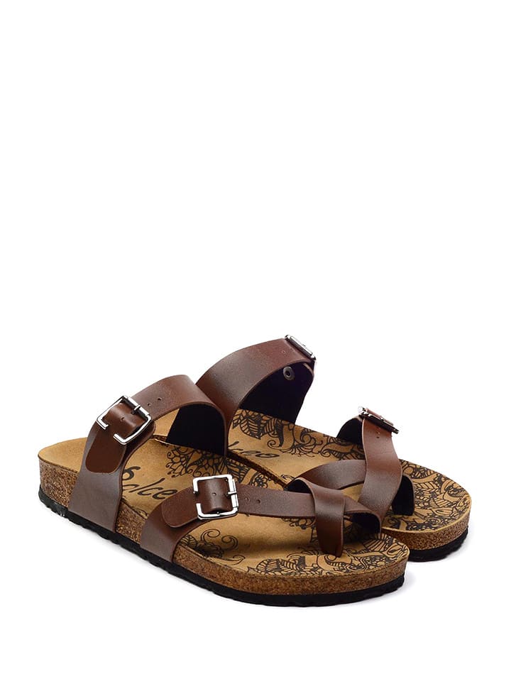 Calceo Japonki w kolorze brązowym rozmiar: 40