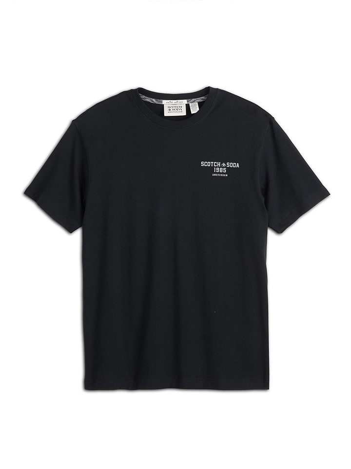 Scotch & Soda Koszulka w kolorze czarnym rozmiar: L
