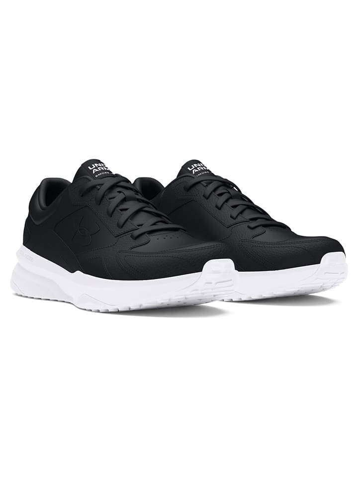 Under Armour Skórzane buty sportowe "Edge LTHR" w kolorze czarnym rozmiar: 43