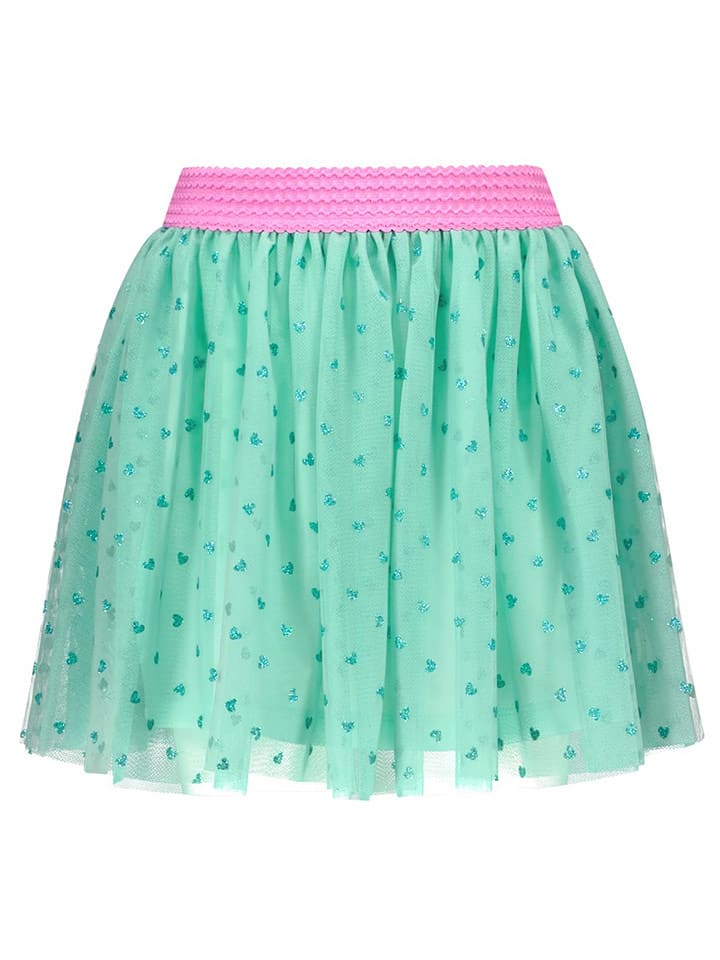 B.Nosy Spódnica "River" w kolorze zielono-jasnoróżowym rozmiar: 158/164