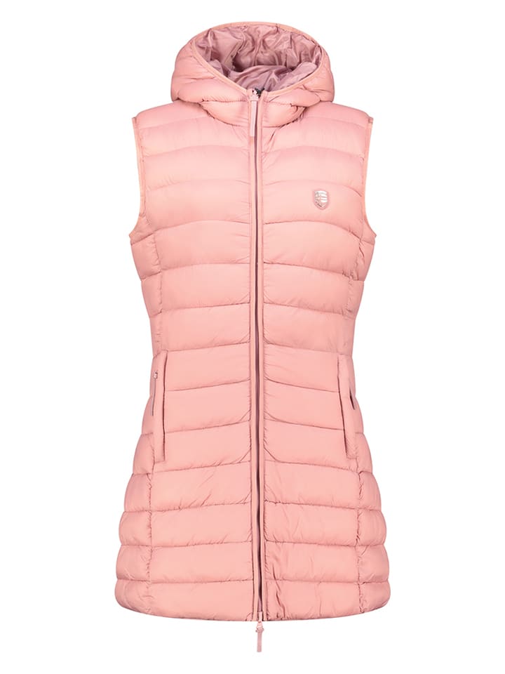 Geographical Norway Kamizelka pikowana "Vatikotal" w kolorze jasnoróżowym rozmiar: S