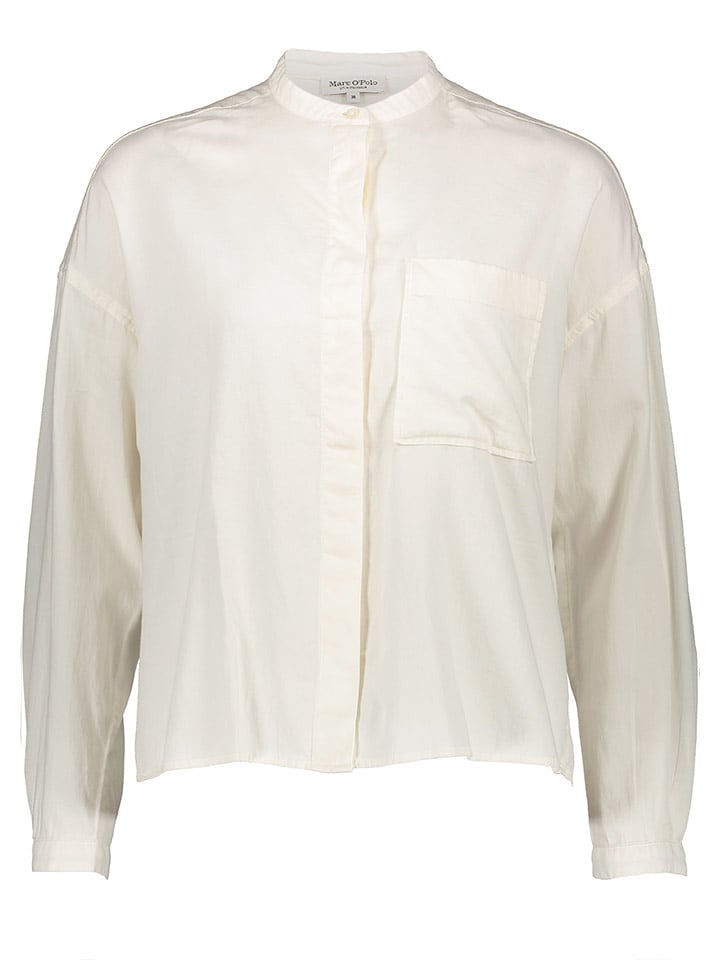 Marc O´Polo Bluzka w kolorze białym rozmiar: 44