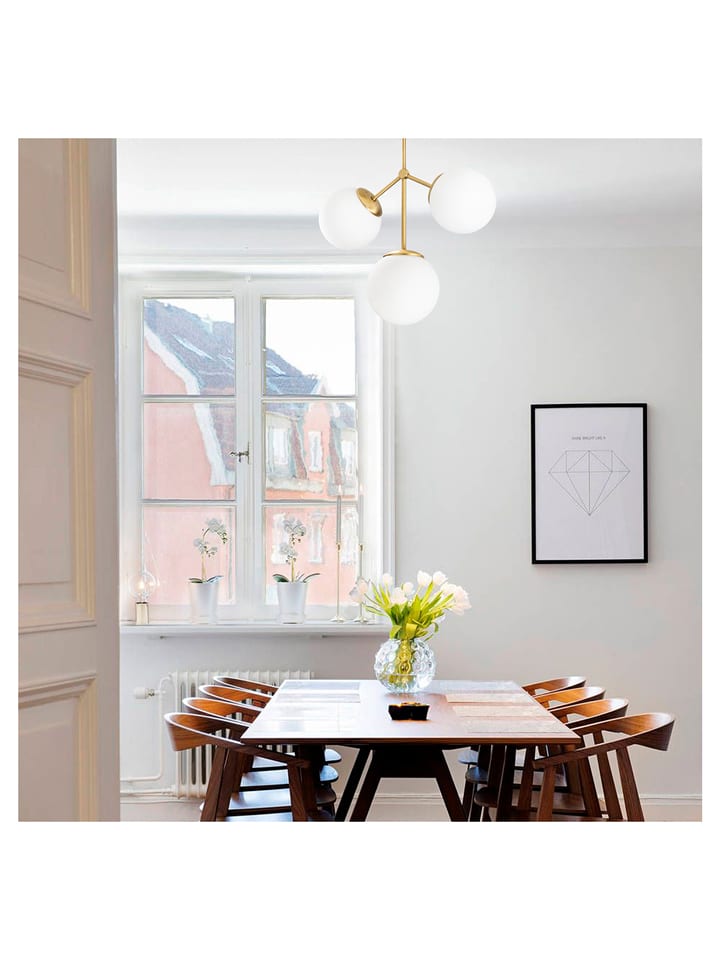 Opviq Lampa sufitowa "Damar" w kolorze złoto-białym - 43 x 15 cm rozmiar: onesize