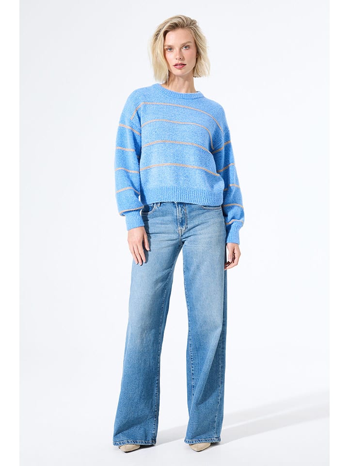 Garcia Sweter w kolorze błękitnym rozmiar: XS