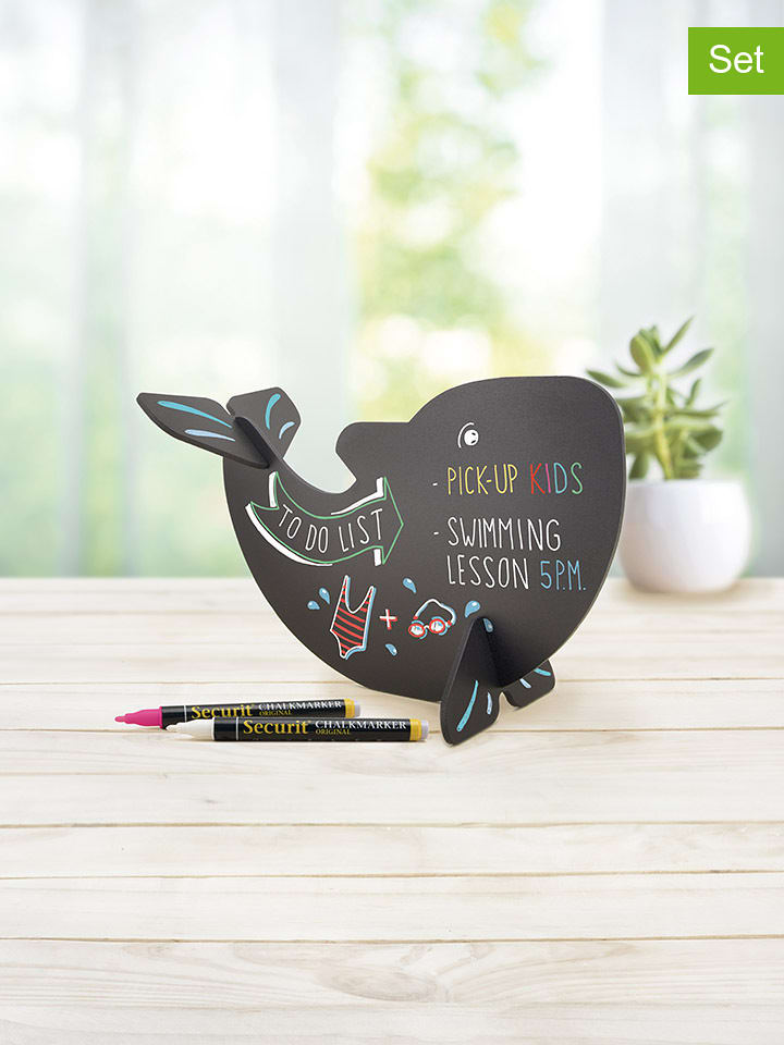 Securit 2-częściowy zestaw 3D "Whale" - 14,5 x 22 x 10 cm rozmiar: onesize