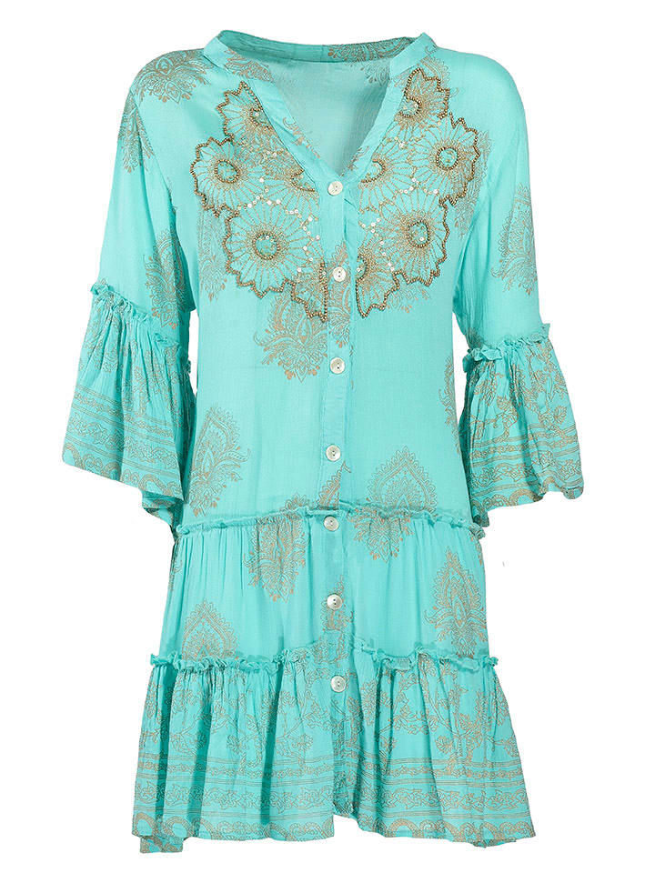 BLE Sukienka w kolorze turkusowym rozmiar: onesize