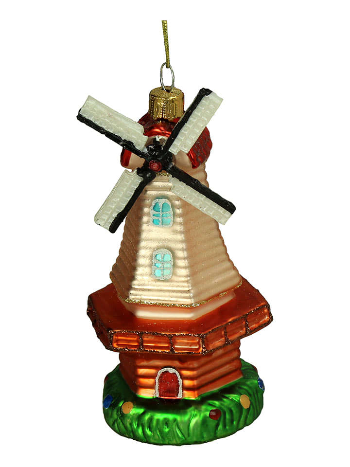 Kersten Ozdoba choinkowa "Windmill" ze wzorem - wys. 12,8 cm rozmiar: onesize