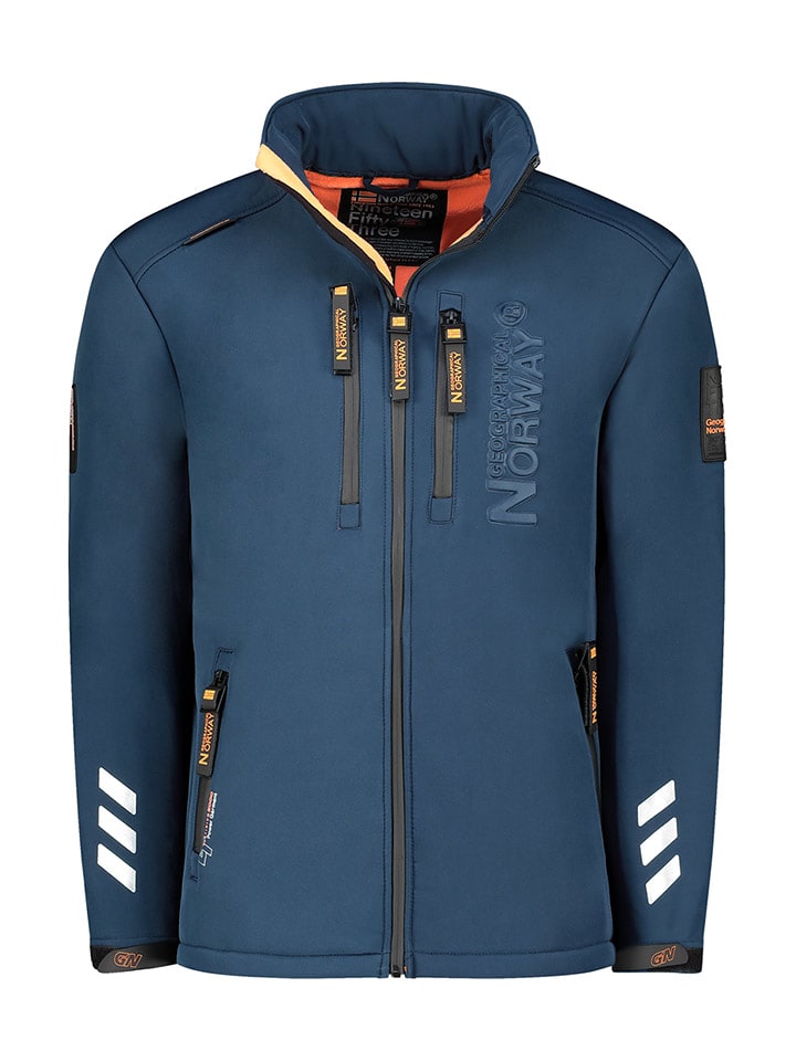 Geographical Norway Kurtka softshellowa "Richywood" w kolorze granatowym rozmiar: 3XL