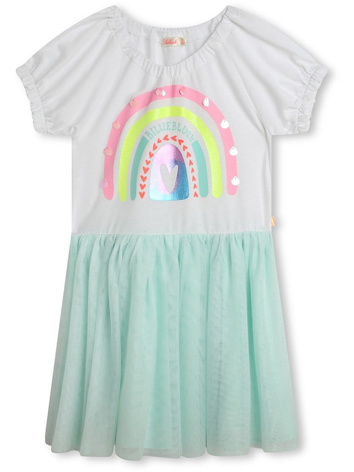 Billieblush Sukienka w kolorze biało-błękitnym rozmiar: 98