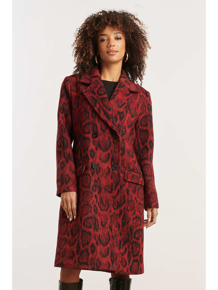 Smashed Lemon Płaszcz przejściowy w kolorze czerwonym rozmiar: XXL