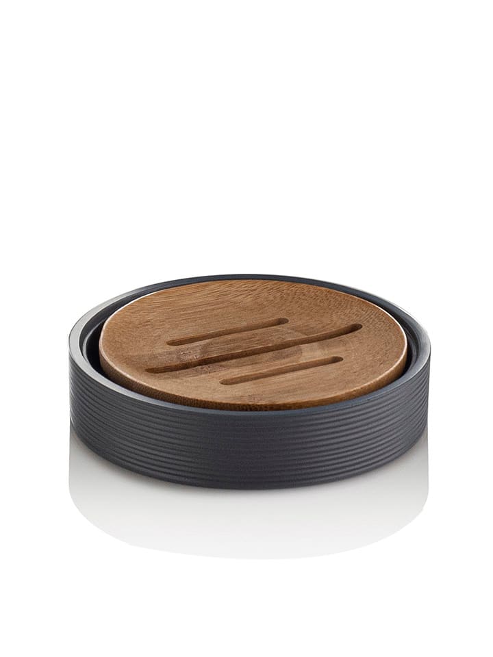 TFT Home Mydelniczka "Fox" w kolorze szaro-brązowym - wys. 2 x Ø 11 cm rozmiar: onesize