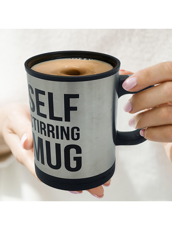 MAD MONKEY Kubek samomieszający "Mad Monkey" w kolorze szarym rozmiar: onesize