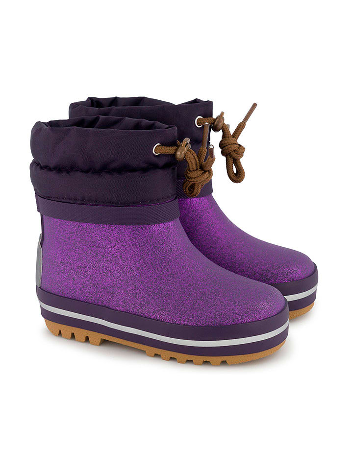 mikk-line Botki zimowe w kolorze fioletowym rozmiar: 23