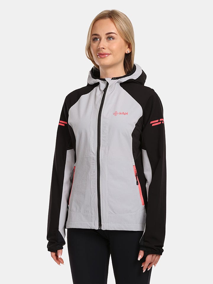 Kilpi Kurtka softshellowa "Baleo" w kolorze szaro-czarnym rozmiar: 46