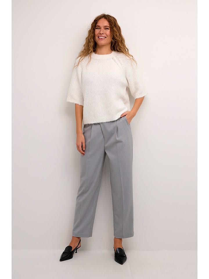 Kaffe Sweter "Emilie" w kolorze białym rozmiar: XL