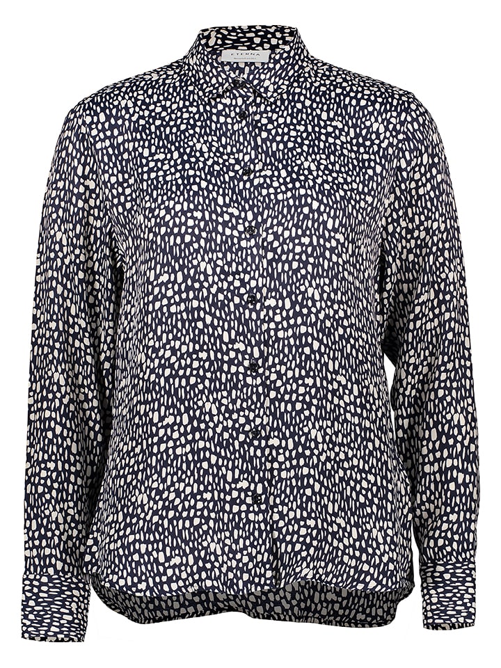 Eterna Koszula w kolorze granatowo-białym rozmiar: 36