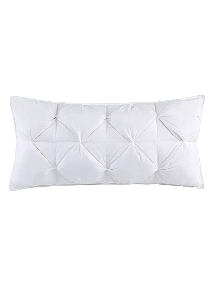 Häussling Bettwaren Poduszka "Plissee Hygge" w kolorze białym rozmiar: 80x80 cm