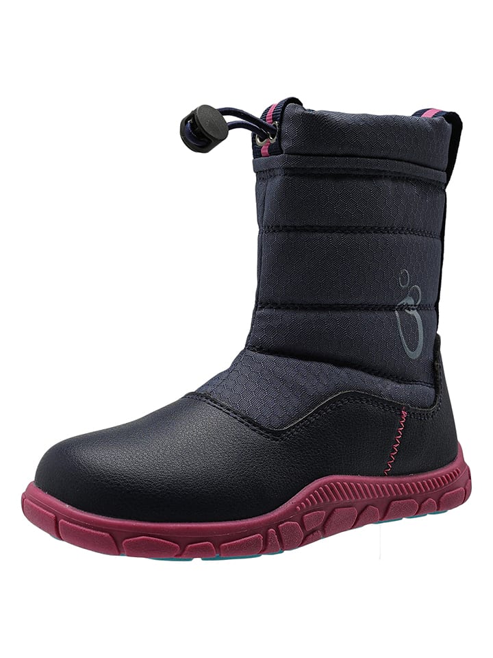 lamino Botki zimowe w kolorze granatowym do chodzenia na boso rozmiar: 30