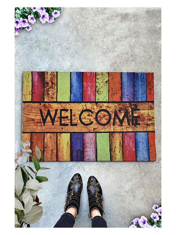 ABERTO DESIGN Wycieraczka ze wzorem rozmiar: 40x60 cm