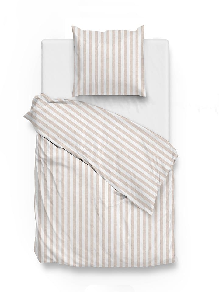 Zo!Home Komplet pościeli "Banda" w kolorze beżowym rozmiar: 135x200 cm