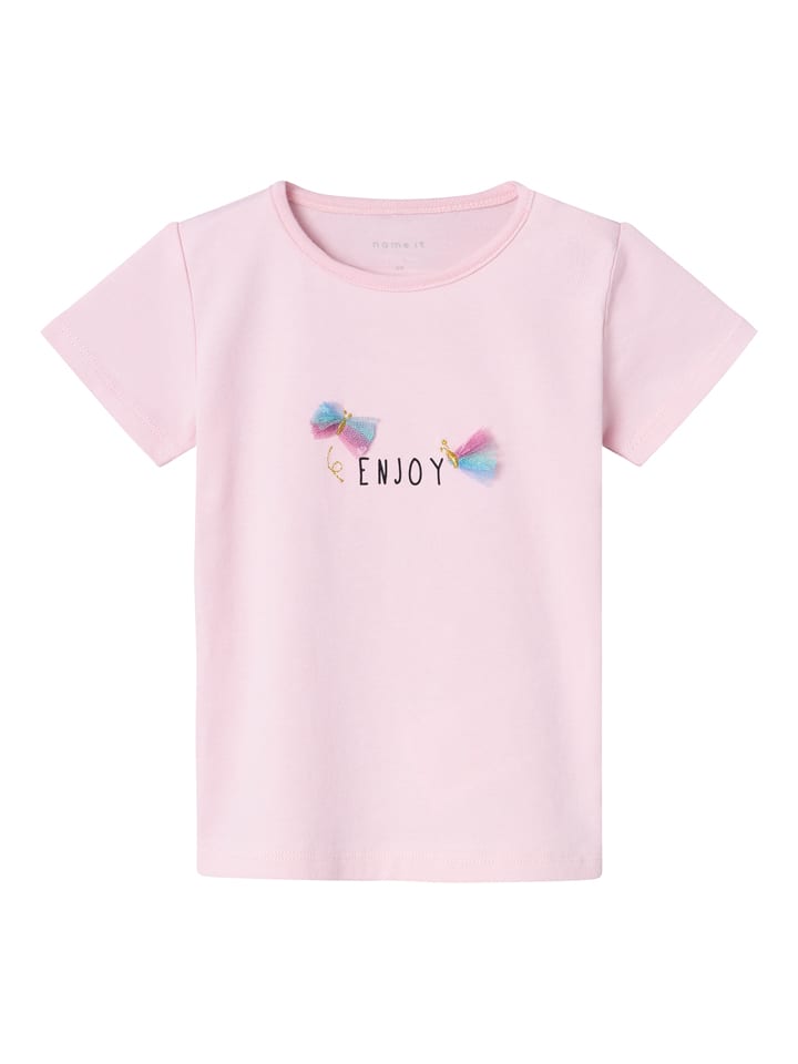 name it Koszulka "Finna" w kolorze jasnoróżowym rozmiar: 68