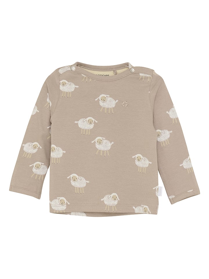 Noppies Koszulka w kolorze jasnobrązowo-szarym rozmiar: 62