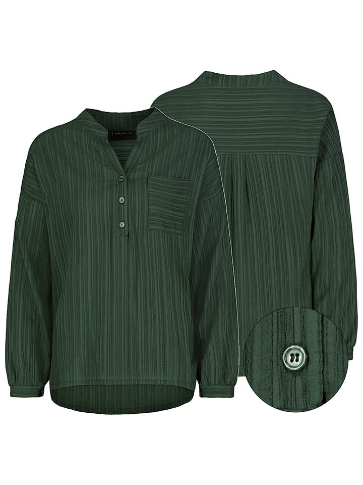 Sublevel Bluzka w kolorze ciemnozielonym rozmiar: S