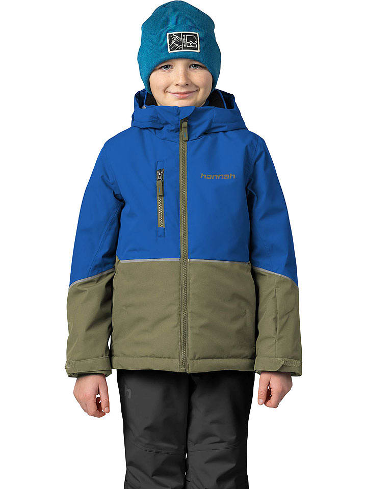 Hannah Kurtka narciarska "Anakin" w kolorze niebiesko-oliwkowym rozmiar: 146/152