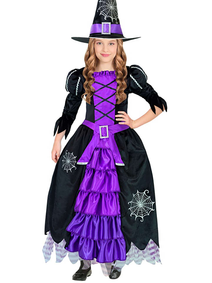 Widmann Kostium "Witch" w kolorze czarno-fioletowym rozmiar: 116