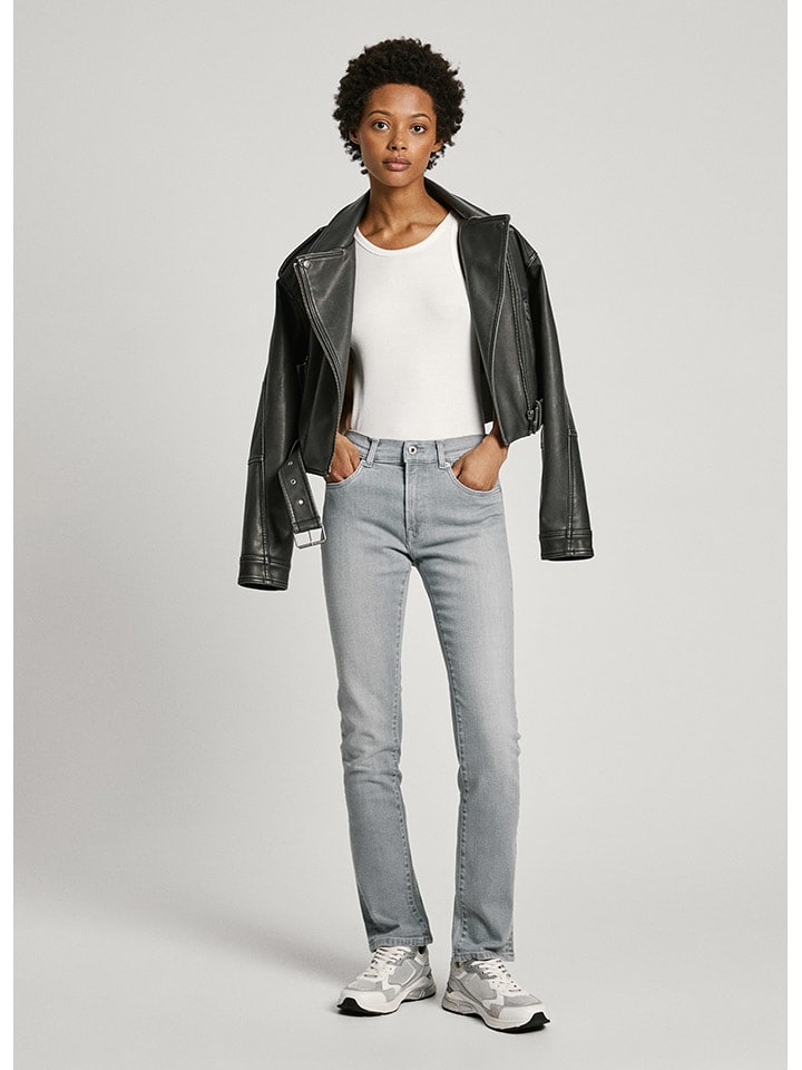 Pepe Jeans Dżinsy - Slim fit - w kolorze jasnoszarym rozmiar: W27/L30