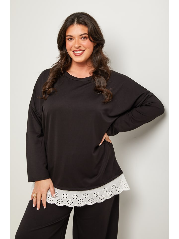 Curvy Lady Sweter w kolorze czarnym rozmiar: 48/50