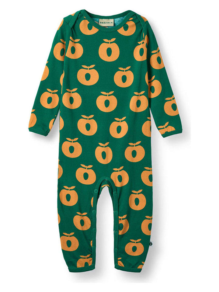 Småfolk Rampers w kolorze zielonym rozmiar: 86