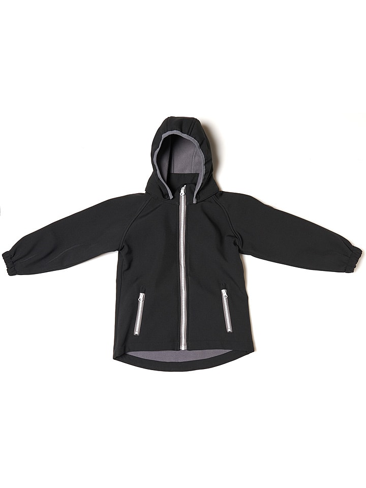 HULABALU Kurtka softshellowa "Zulu" w kolorze czarnym rozmiar: 110/116
