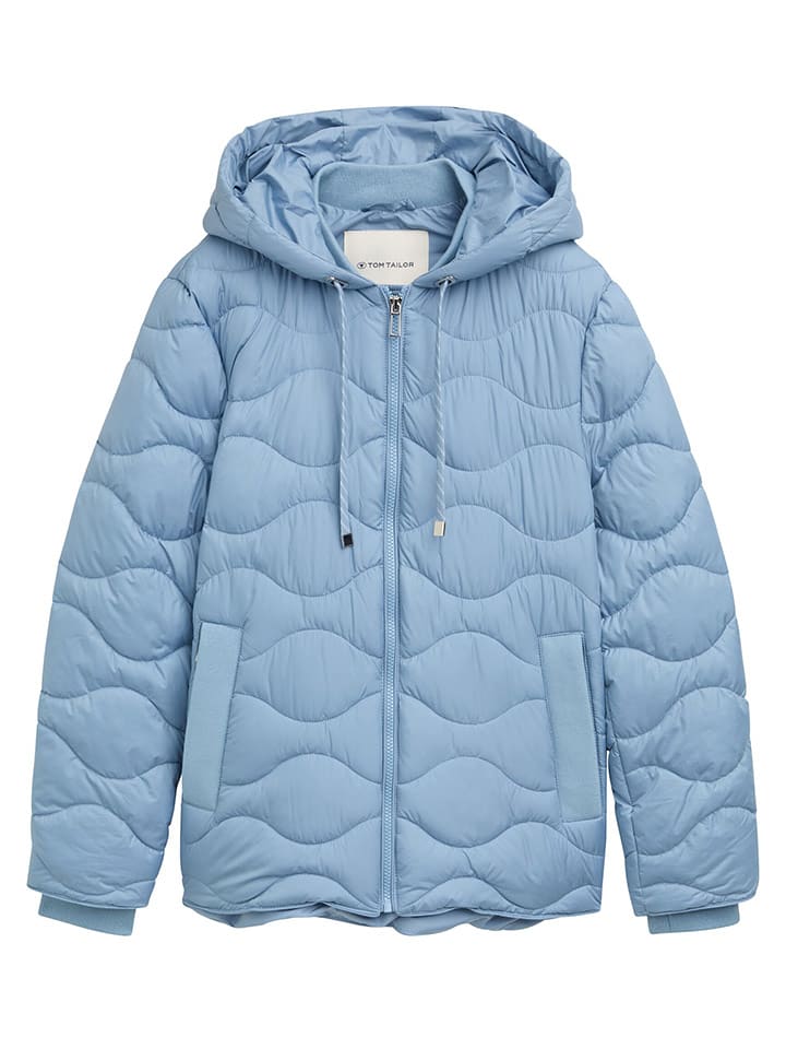 Tom Tailor Kurtka pikowana w kolorze błękitnym rozmiar: M