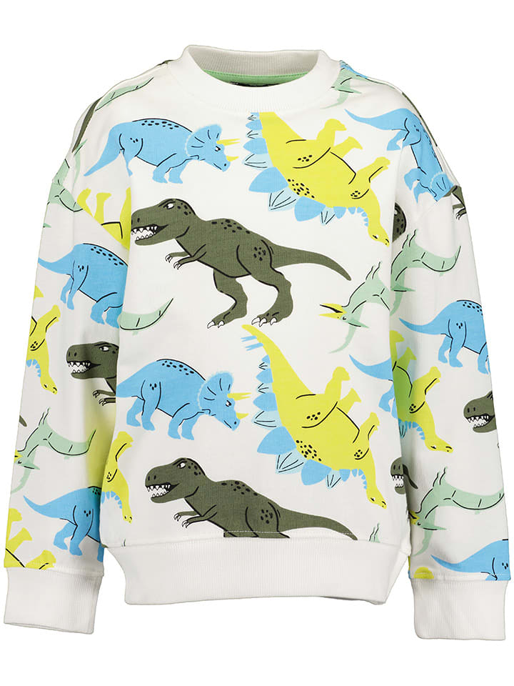 Blue Seven Bluza w kolorze kremowym ze wzorem rozmiar: 92