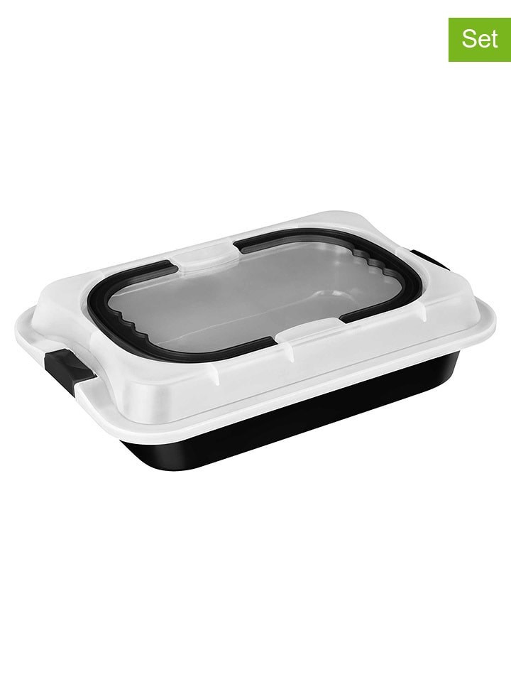 Berlinger Haus 2-częściowy zestaw w kolorze czarnym - 36,5 x 24,5 cm rozmiar: onesize