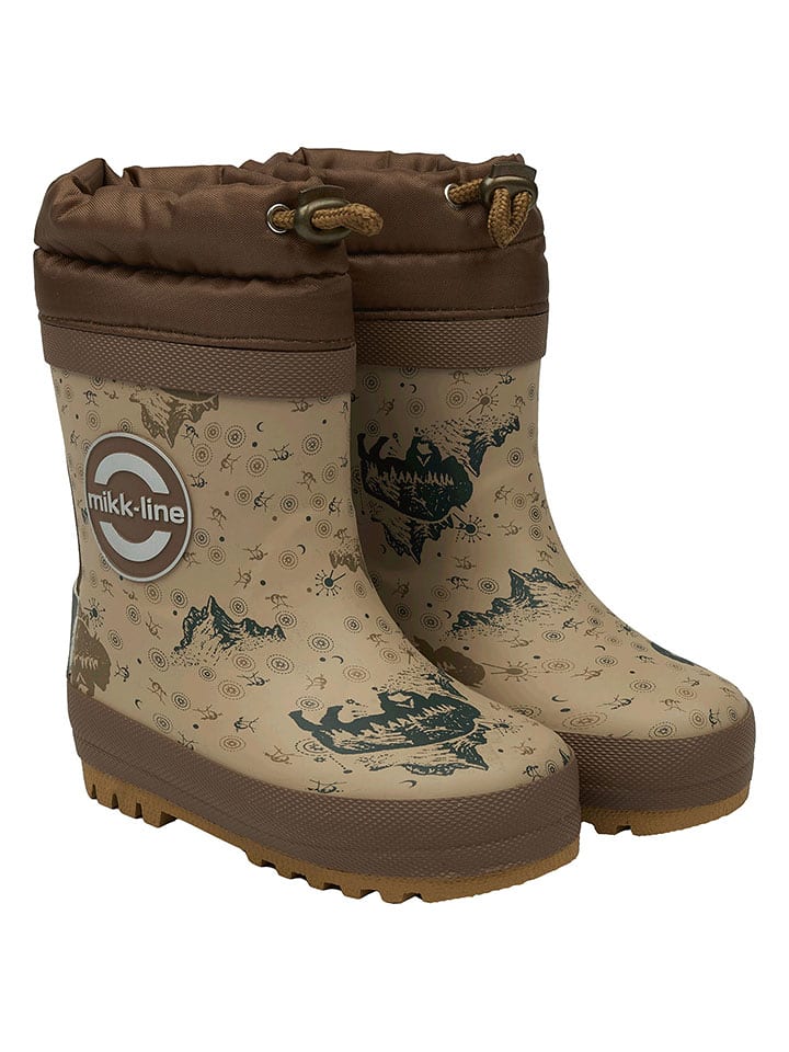 mikk-line Kalosze w kolorze jasnobrązowym rozmiar: 29