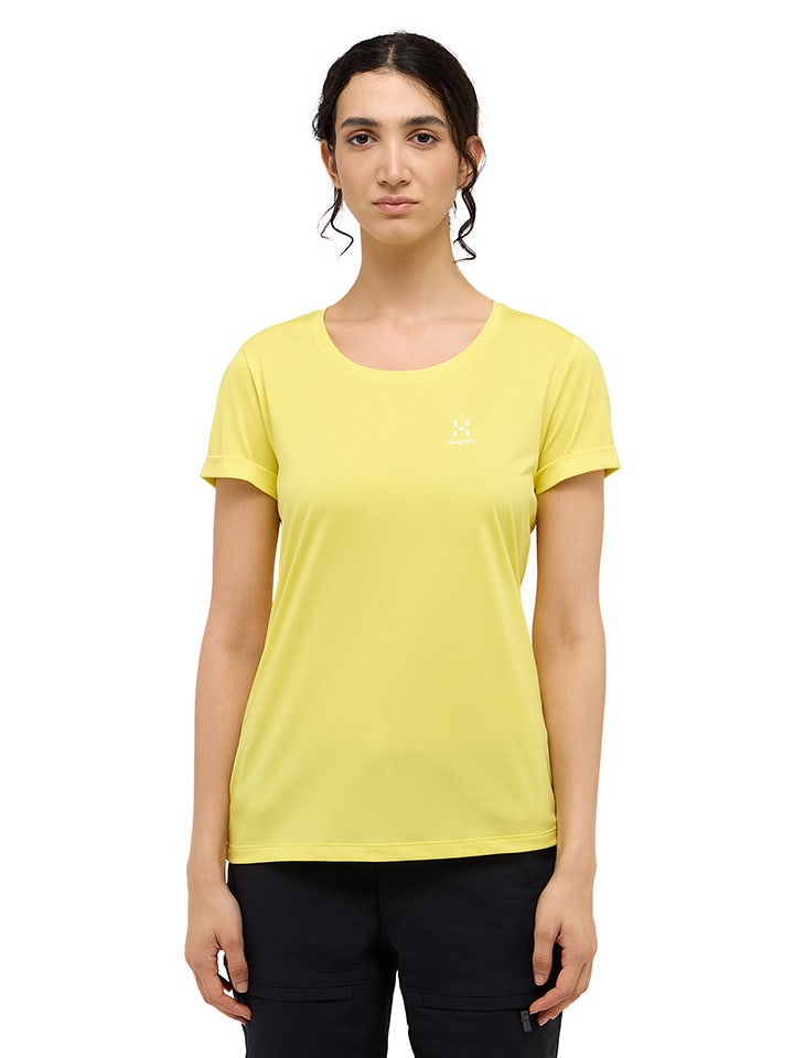 Haglöfs Koszulka turystyczna "Ridge" w kolorze żółtym rozmiar: XL