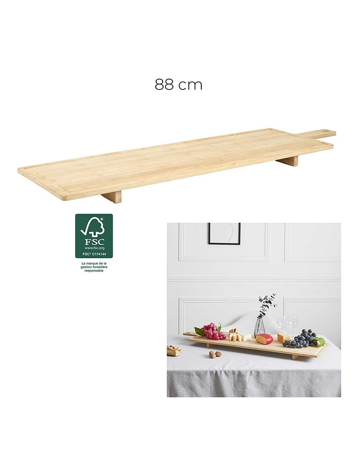 every ware Taca w kolorze beżowym do serwowania - 88 x 26 cm rozmiar: onesize