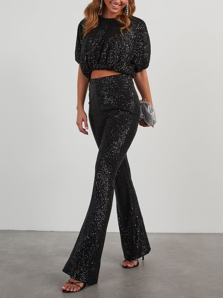 LA Angels Spodnie w kolorze czarnym rozmiar: L