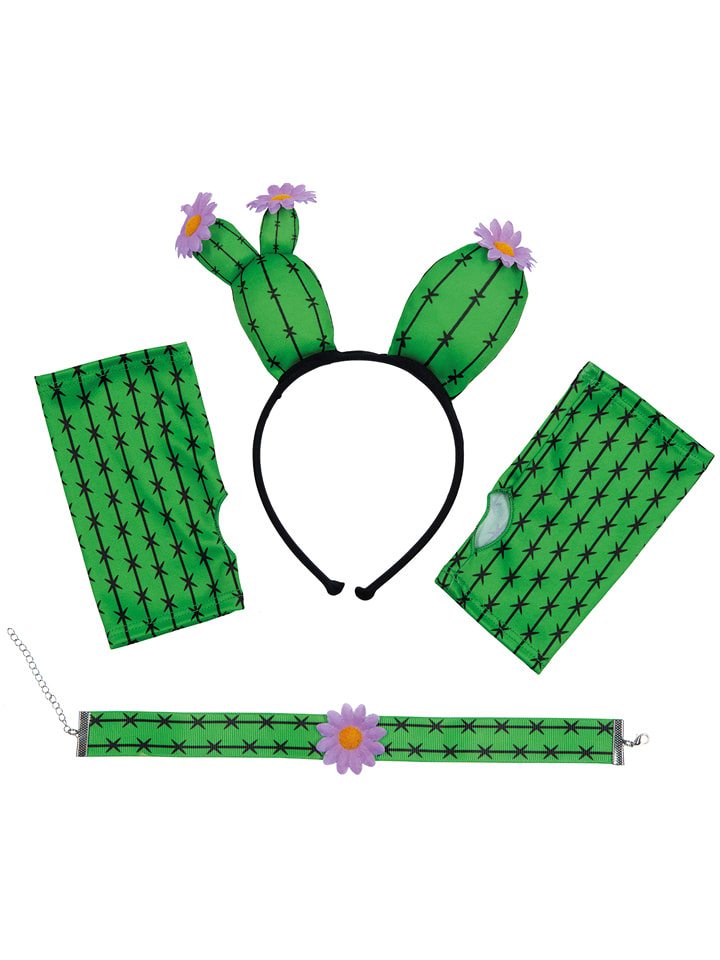 Party x People 4-częściowy zestaw w kolorze zielonym rozmiar: onesize