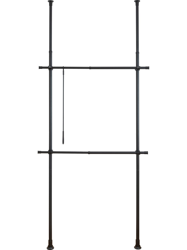 Wenko Teleskopowy wieszak "Herkules" w kolorze czarnym rozmiar: onesize